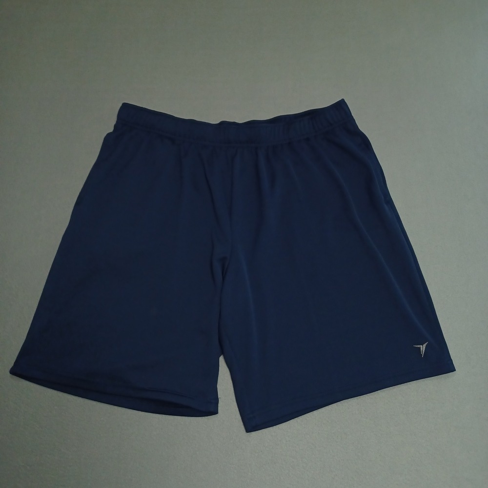 Old Navy Athletic Shorts Mens XL Blue Go-Dry Active Mesh Gym Workout Pockets